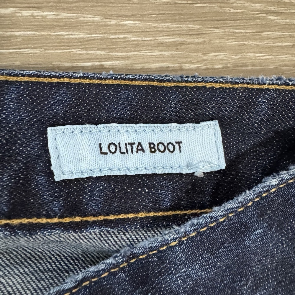 Lucky Brand‎ White Oak Cone Denim Lolita Boot Cut Selvedge US Made Size 4/27 - Picture 7 of 12